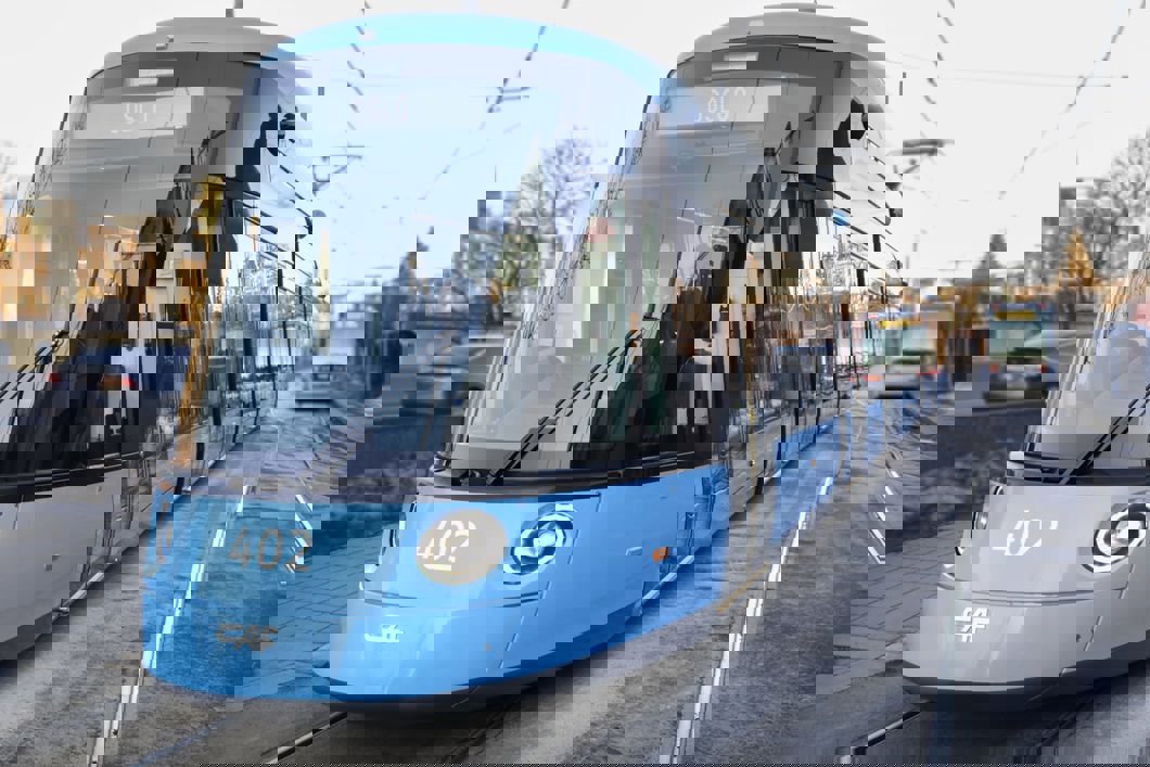 En av Oslos nye trikker. Foto: Sporveien